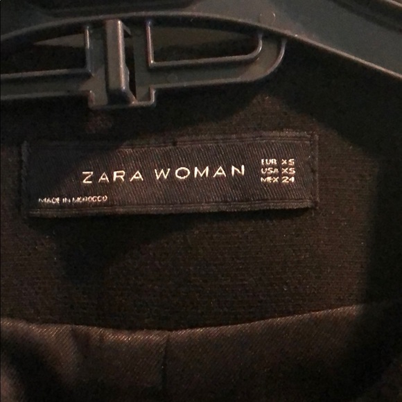 NWOT Zara Zipped Coat With Round Neck - Picture 5 of 5